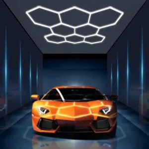 Efficient LED Hexagon Exhibition Light - High CRI, Flicker-Free, Suitable for Trade Show Booths, Art Exhibitions