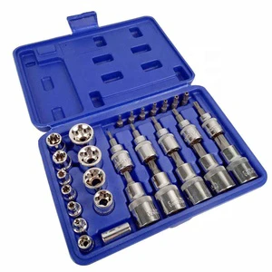 High Quality 30PCS Pressure Batch Sleeve Group Sets Head Machine Motor Repair Tool Socket Set Wrench Female Torx Male