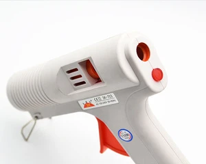 110W Electric Industrial White Non-toxic Temperature Control Hot Melt Glue Gun DIY 3-Year Warranty for Melting Glue Plastic