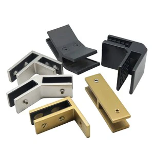 Zd Stainless Steel Handrail Fittings Square Tube Railing Glass Holder Glass Handrail Clamp