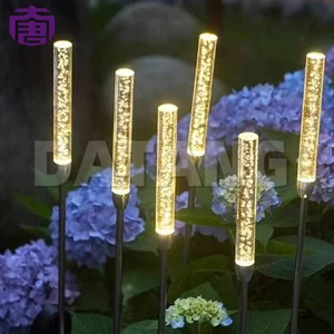 Led Solar Stainless Steel Small Bubble Light Ip65 Waterproof Garden Light For Outdoor Landscape Park And Hotel Projects