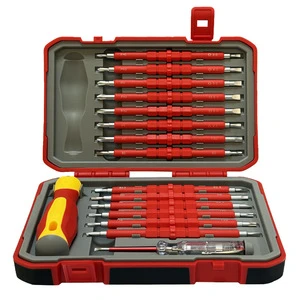 29-in-1 Electrician's Screwdriver Set Chrome Vanadium Steel Screwdriver Set Handle Double Bit Electric Pen