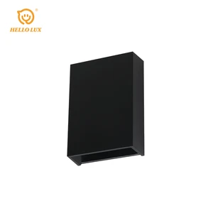 Hot Seller Black White Waterproof IP65 4W Simple Light Luxury Staircase Decorative External Modern Wall Lamps