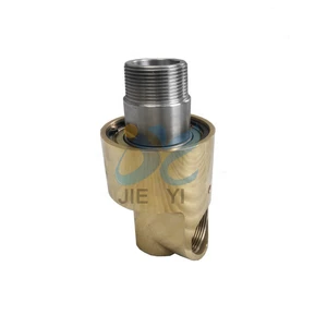 High Speed Hydraulic Oil Rotary Union 360 Degree Rotation Water Rotary Joint BSP NPT Thread Connection