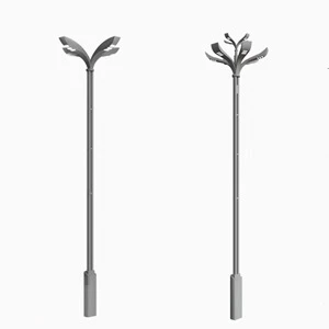 China Manufacture Decorative Garden Lighting With Pole Solar Power Energy Street Light and Pole V-126