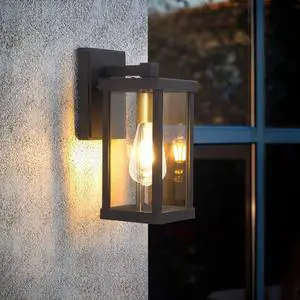 Modern Minimalist Nordic Style Creative Geometric Rectangular Aluminum LED Garden Decorative Wall Lamp