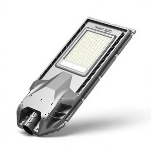 200W Integrated Solar Street Light LED Outdoor Waterproof IP65 CRI 80 50000 Hours Lifespan for Road Highway