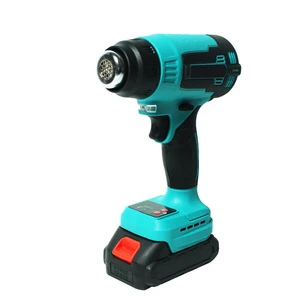 Portable Heat Shrink Film Baking Gun Lithium Battery Cordless Hot Air Gun Compliant European Japanese UK Regulations