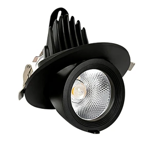 Hotel Home Office Decoration Adjustable Downlight Dimmable LED Recessed Lights 12W 15W 25W 30W Modern Wall Washer COB Aluminum