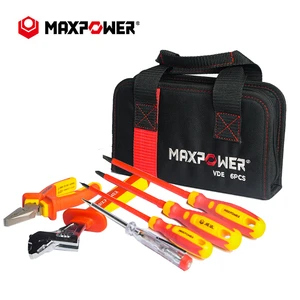 Maxpower 6pcs Electrician Maintenance Hand Tools High Voltage Insulation Tools Set