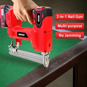 Wholesale 20V Cordless Electric Nail Gun Industrial Grade 80 Nails/min 21V Power Brad Nailer for MT Battery WS00F32/9022