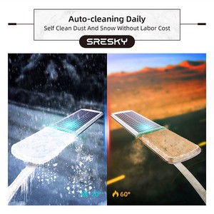 SRESKY Solar Powered Lights Outdoor Self Clean Solar Street Light Solar Panel Lamp Jalan Led Street Light Solar