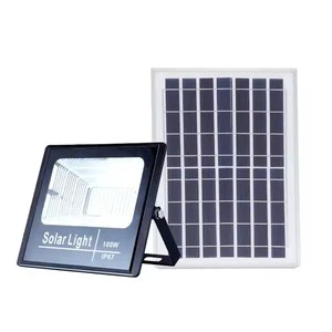 400W to 700W Waterproof LED Solar Street and Flood Lights with IP67/65 Ratings Wall Mounted Outdoor Solar Panel Lamp