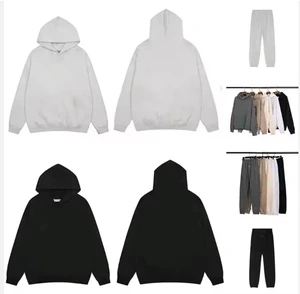 2025 Winter Fashion High Quality Hooded Lined Velour ODM Unisex Sports Set Complete Price