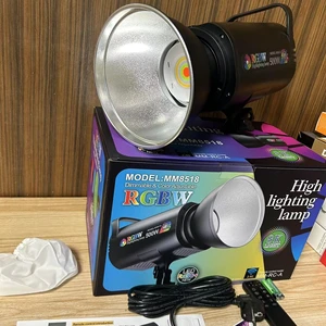 MM8518 High-brightness Solar Lamp, LED Circular Lamp, Photography Lamp, RGB Atmosphere Lamp, Social Media Lighting Enhancement