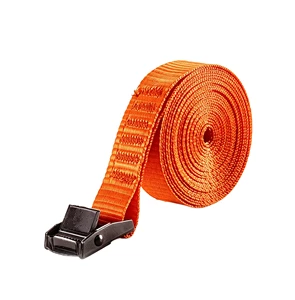 Polyester Lashing Straps 1 Inch 800kg Break Strength Roof Rack Surfboard S-Hook Alloy Steel Cam Buckle GS Certified