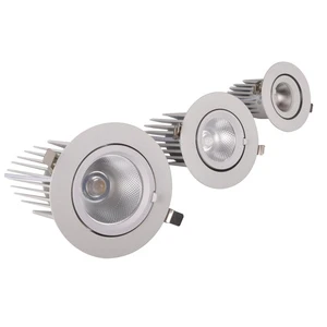 High Lumen Recessed 360 Degree Rotate 15W 20W 30W 45W Led Downlights 120lm/w