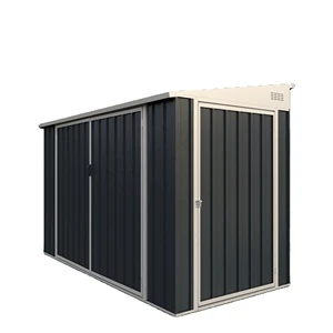 EF0408-H200-H Waterproof Storage Bike Shed Outdoor Garden Shed Metal Steel Garden Tool Shed