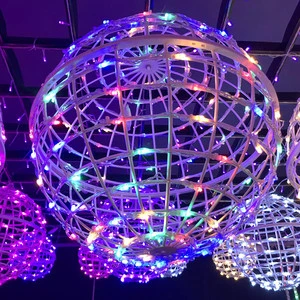 Rattan Ball Lamp Colourful Led Light Motif Light for All Holiday Decoration