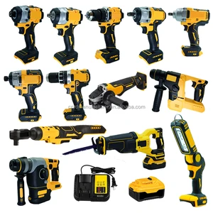 For Brushless 20V MAX Cordless Power Tool Combo Kit with OEM Customization Electric Drill & Multi-Tool Set