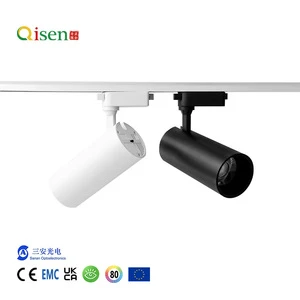 Art Gallery Dimmable LIFUD Driver Track Light Spot Light 4 Wire 18w 24w 30w 36w 3 Circuit Dali CCT Track Lights Spotlight