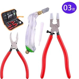 Industrial Grade Combination Pliers 8 Inch Lineman's Pliers Long Nose Diagonal Pliers Set with TPR Handle for Auto Repair