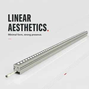 Crane Wholesale 30x40mm Slim LED Linear Light 1000mm Aluminum Alloy IP65 RGBW Waterproof Exterior Building Facade Contour Bar