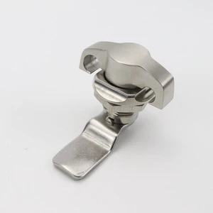 SUS304 IP65 Padlockable Wing Handle Quarter Turn Cam Latch EMKA 1000-U429-01 Replacement For Control Box Electrical Cabinet