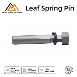 Heavy Duty Truck Leaf Spring Pin Shackle Pin With Nut Washer 40Cr Alloy Steel 10.9 Grade Suspension Spare Parts