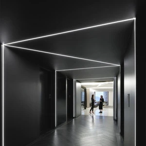 Wall Mounted LED Linear Lamp Aluminum Light Recessed Extrusion Profile Luxury Wall Light
