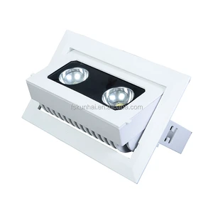 LED Lamp, Embedded Rectangular Downlight, Engineering Lamp Embedded Grille Lamp KH-GA-T