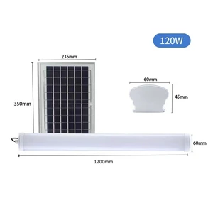 2023 New Smart Solar Aluminum LED Three-proof Outdoor Waterproof Lamp with Remote Control for Warehouse Use