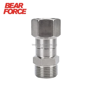 Pressure Washer Stainless Steel Swivel Adapter M22 High Pressure Cleaner Rotary Fitting M22