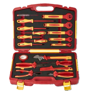 VDT-04 19pcs Insulated Electrician Tool Set Tool Box Home Tool Set Socket Wrench Set