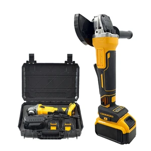 High Quality 21V Cordless Electric Mini Angle Grinder with Lithium Battery Slide Switch Grinding Disc for Polishing