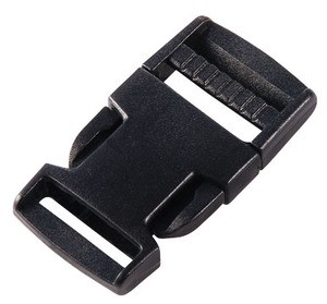 Anmco AM4002B Single Adjust Release Buckles 25mm POM Side Release Adjustable Nickel-Free