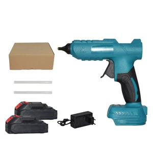 Industrial Versatile Cordless Hot Melt Glue Gun Thermostatic Type with Multi-Power & Copper Nozzle Electric Source