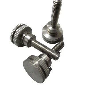 Stainless Steel Knurled Thumb Screws Custom Size Knurled Thumb Screws Hand Tightening Bolts For Assembly