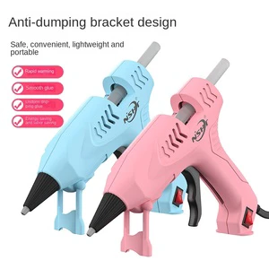 20W-100W DIY Grade Manual Hot Melt Glue Gun Electric Power Aluminum Plastic Deep North Seiko 10in 7mm 15ml/min Output Rate 1