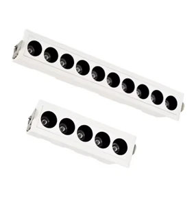 Ecolux Best Selling Recessed Anti-Glare IP44 Aluminum COB 2700K House Grille Lamp Indoor LED Light