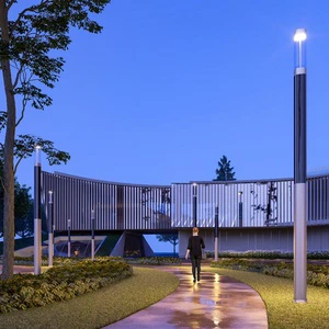 New Sale New Design All in One Solar Lamp Pole with Flexible Solar Panel Intelligent Street Light