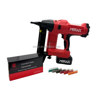 High Quality Powerful Battery Powered Concrete Nail Rechargeable Electric Gun for Gas Pins Without Battery and Charger