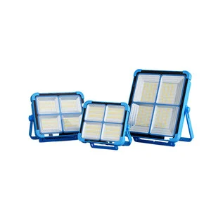 Large Capacity Detachable Solar Rechargeable IP66 LED Floodlight 120 Beam Angle Movable Power Supply for Garden Emergency