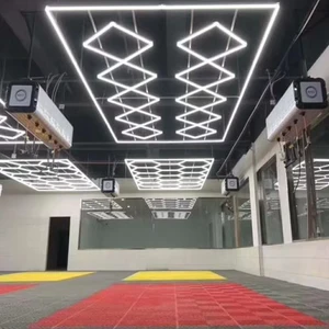 Wholesale DIY LED Hexagonal Garage Lighting Car Detail Lights Garage LED Lighting