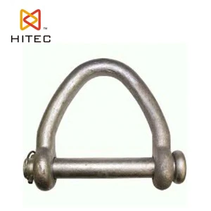 Hot Dip Galvanized Carbon Steel V Shape Web Sling Shackle