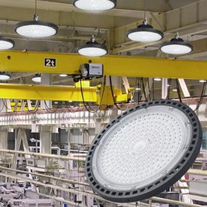 Super Bright Industry Lighting 100W 150W 200W Wide Voltage Industrial ufo LED High Bay Lamp for Workshop Warehouse Garage Light