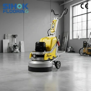 Sihok 220V Single Phase Portable Planetary Concrete Grinder For Residential Apartment Renovation Projects