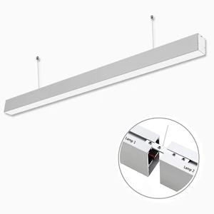 AC220-240V/AC100-277V Dimmable Version Led Pendant Linear Light