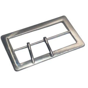 Fashion Design Factory Customized Center bar Metal Buckle Nice Polishing Tri-Glide Belt Buckle for Women