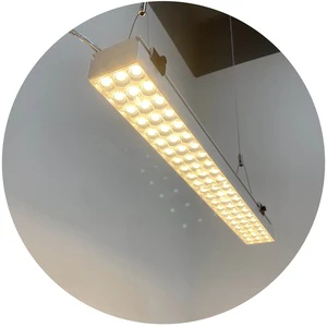 CE RoHS Suspension Surface Mounted LED Linear Low Bay Light Warehouse Garage Linear Light